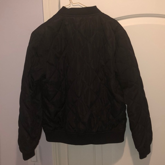 Coalition LA Black Bomber Jacket - Picture 2 of 3